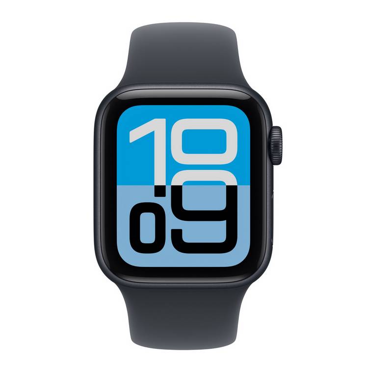 Apple Watch SE 3 GPS 40mm Aluminium Midnight Sport Band, imported from the UK