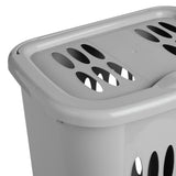 Argos Home laundry hamper flint grey 54L, UK version
