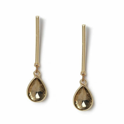 Argos Freedom Gold Stone Stick Drop Earrings- Buy online at McGrocer