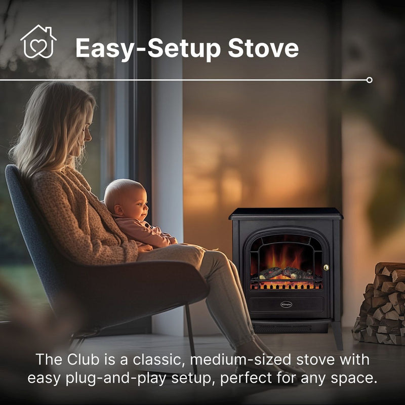 Dimplex electric freestanding stove white - British product