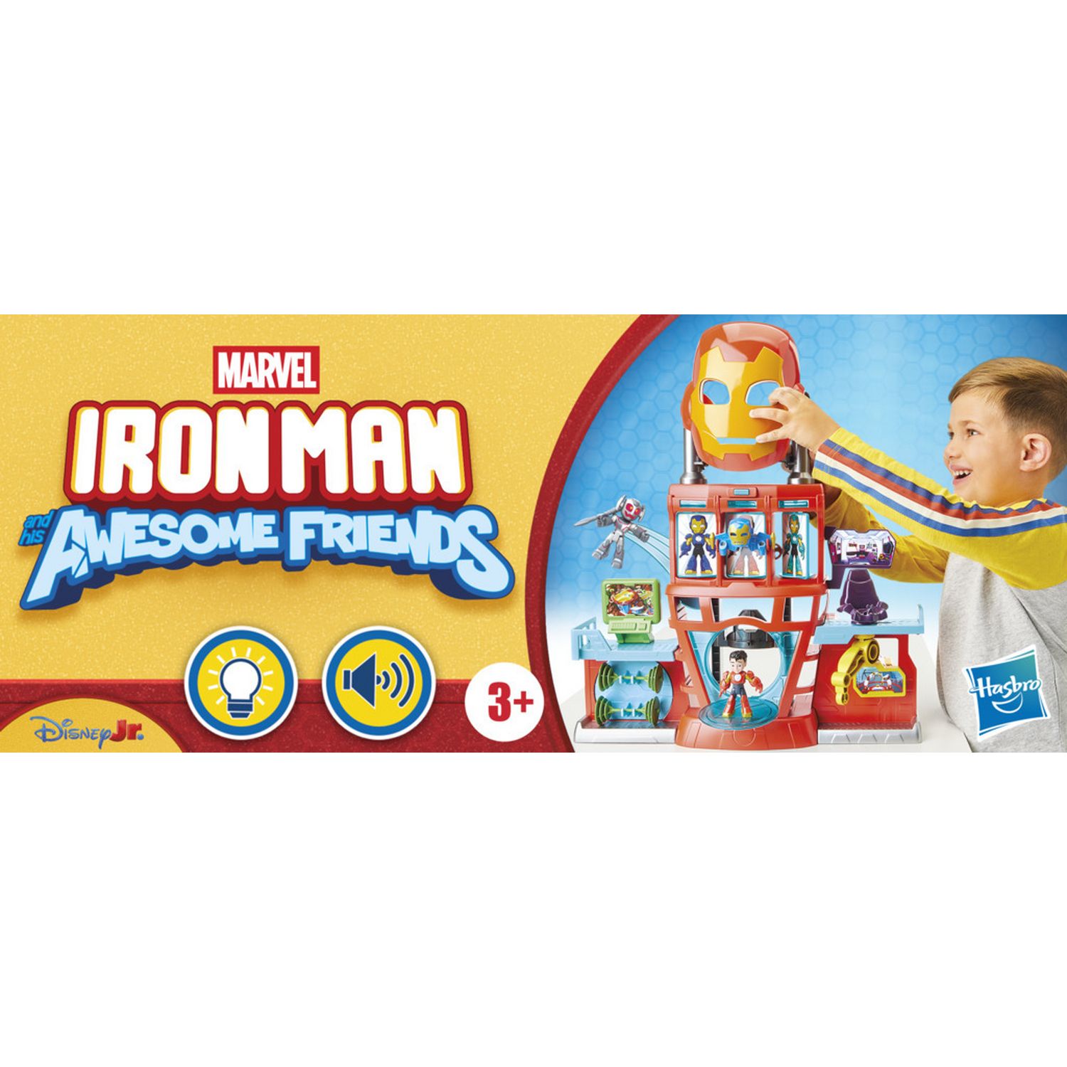 Marvel Iron Man and His Awesome Friends playset, imported from the UK