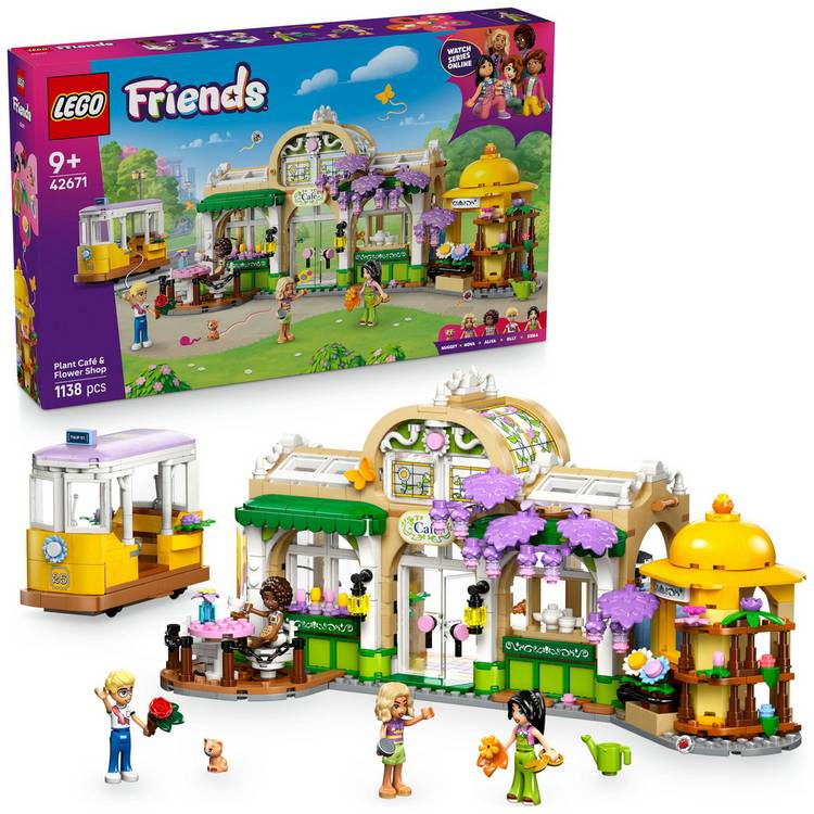 LEGO Friends Plant Café and Flower Shop building set (British brand)