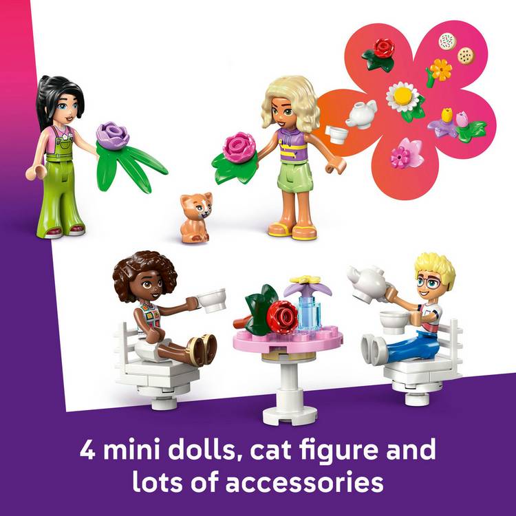 LEGO Friends Plant Café and Flower Shop building set (British brand)