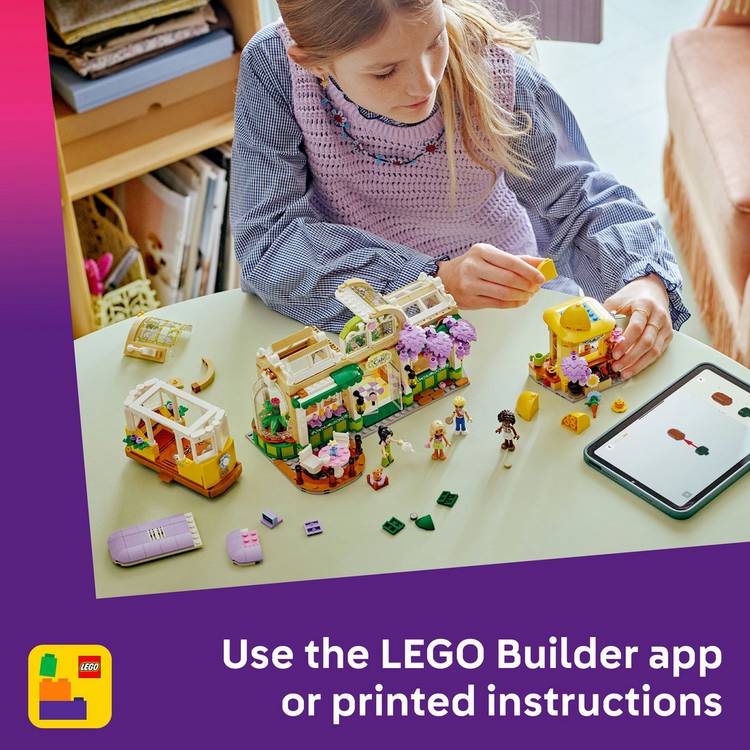 LEGO Friends Plant Café and Flower Shop building set (British brand)