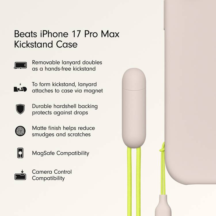 Beats case Lime Stone for iPhone 17 Pro Max (British brand)
