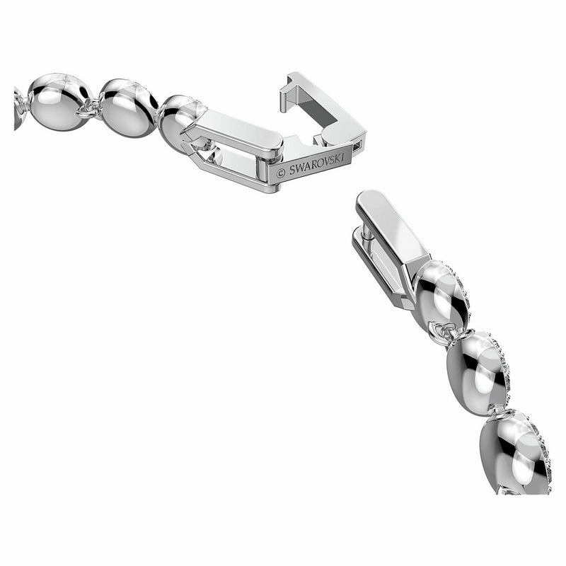 Swarovski rhodium plated crystal tennis bracelet, UK version