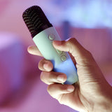 Music Creator portable karaoke station with two wireless microphones, imported from the UK