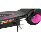 Razor PowerCore E90 electric scooter in pink, imported from the UK