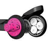 Razor PowerCore E90 electric scooter in pink, imported from the UK