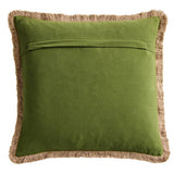 Habitat leaf jacquard cushion green 43x43cm, UK version