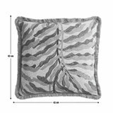 Habitat leaf jacquard cushion green 43x43cm, UK version
