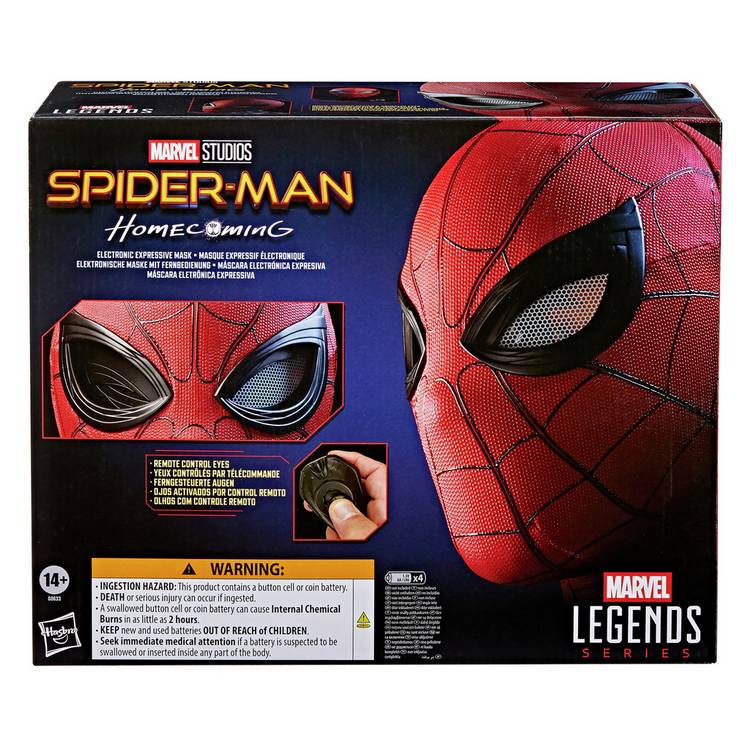 Marvel Legends Spiderman Electronic Expressive Mask - British product