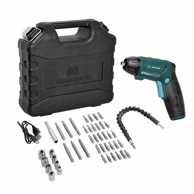 Argos McGregor 3.6V Cordless Screwdriver and 45 Pieces Accessories- Buy online at McGrocer