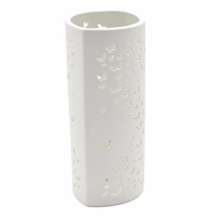 Hestia ceramic butterfly tube lamp, UK version