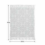 Habitat blue floral throw 150x125cm (British brand)
