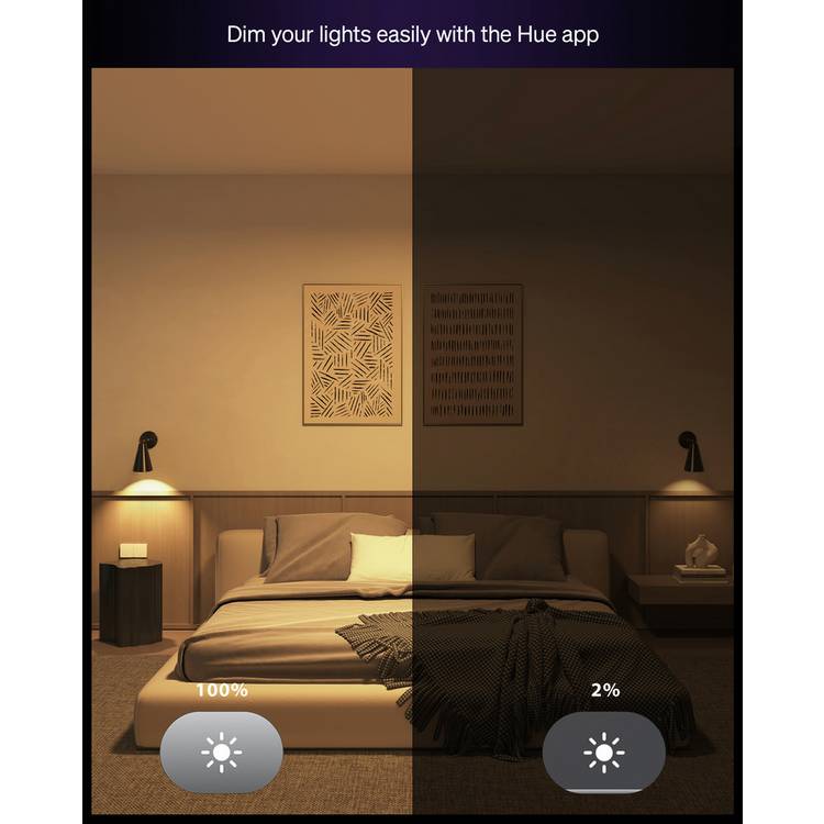Philips Hue Essential E27 smart bulb 8W (British brand)