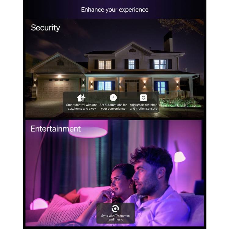 Philips Hue Essential E27 smart bulb 8W (British brand)