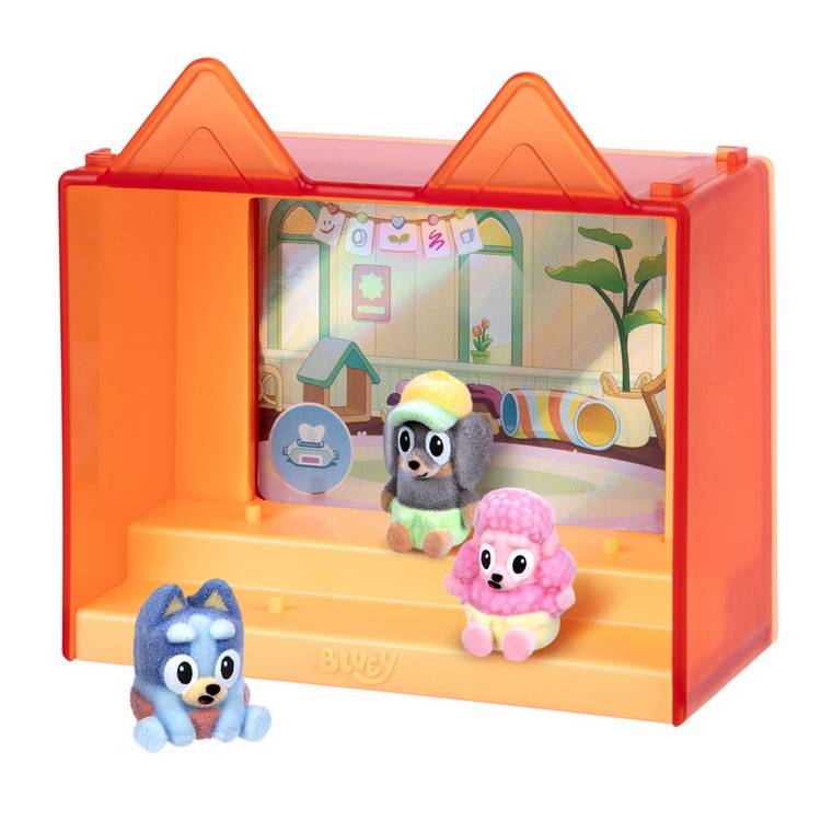 Bluey Fuzzies Baby Race Figure episode pack 4cm toy - British product