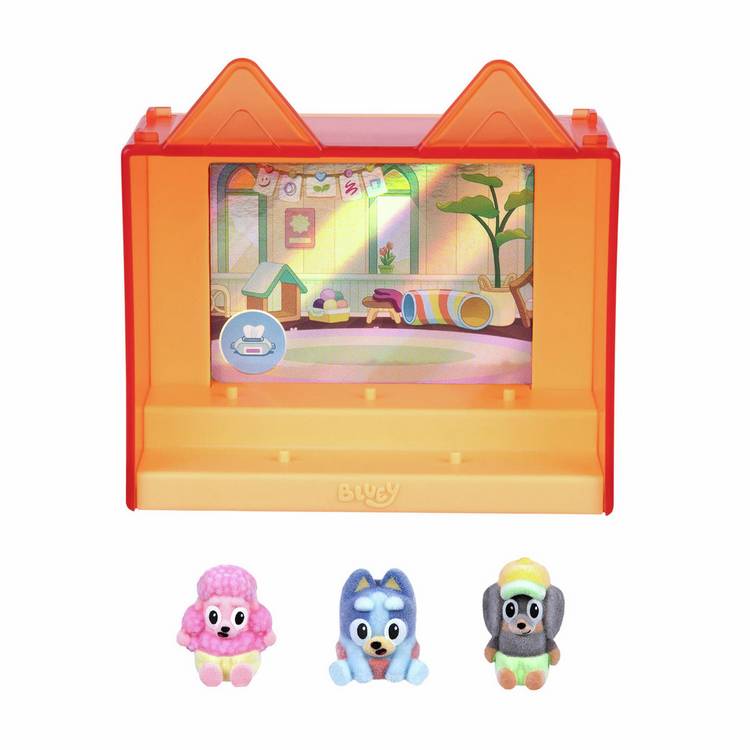 Bluey Fuzzies Baby Race Figure episode pack 4cm toy - British product