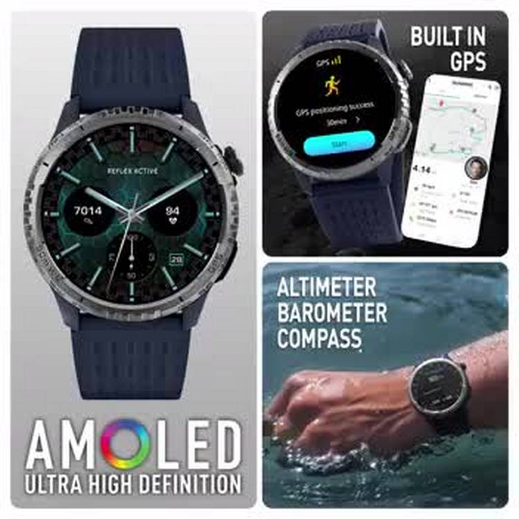 Reflex Active SeaVenture GPS smart watch blue, imported from the UK