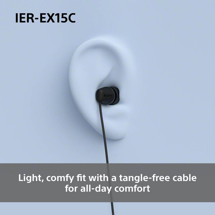 Sony IER-EX15C USB-C earphones white, UK version