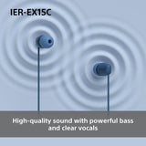 Sony IER-EX15C USB-C earphones white, UK version