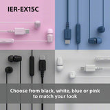 Sony IER-EX15C USB-C earphones white, UK version