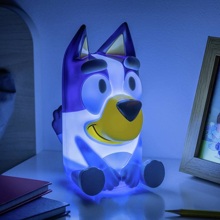 Bluey night light Lilac 10cm, imported from the UK