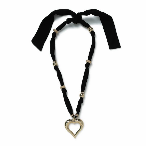 Freedom heart pendant necklace gold tone finish - British product