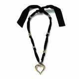 Freedom heart pendant necklace gold tone finish - British product