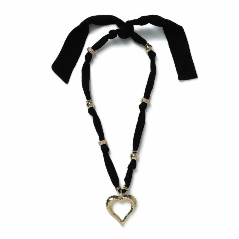 Freedom heart pendant necklace gold tone finish - British product