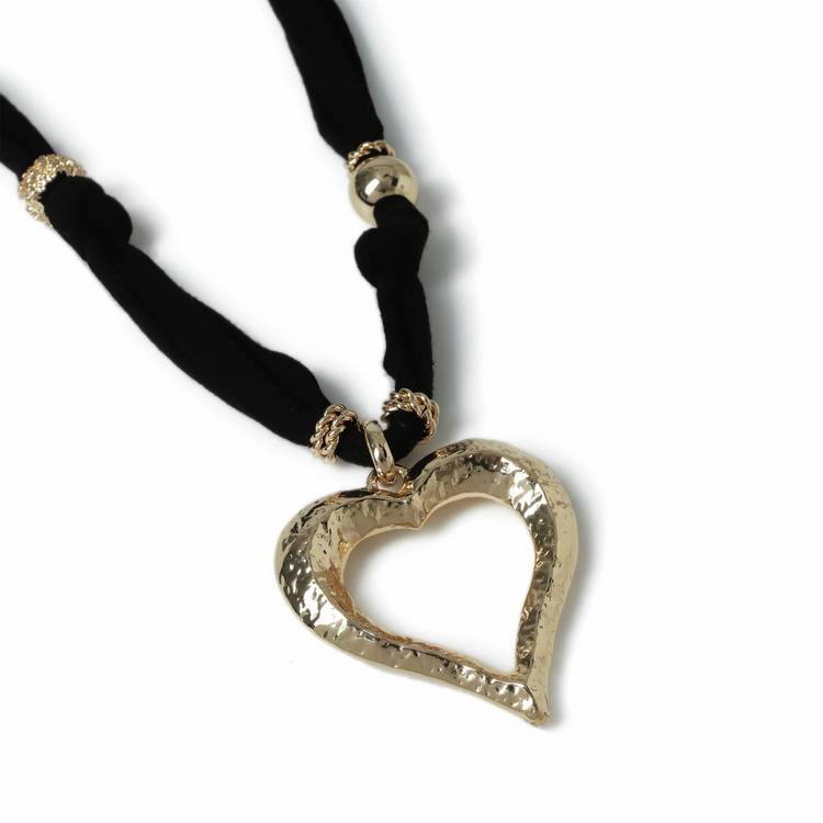 Freedom heart pendant necklace gold tone finish - British product