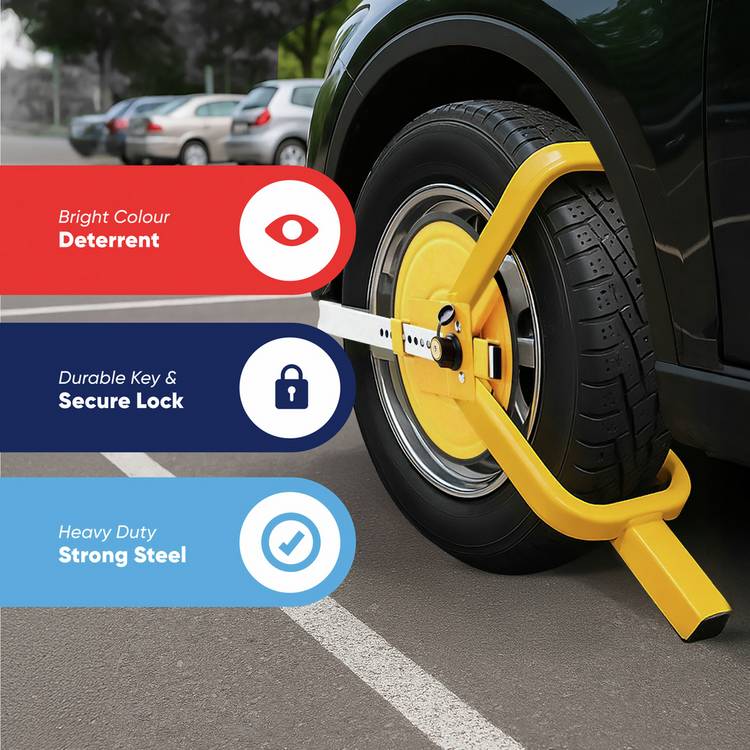 Streetwize full face wheel clamp 13-17 inches, UK version