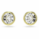 Swarovski gold tone plated crystal Imber stud earrings - British product