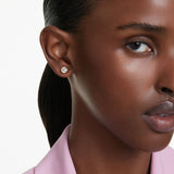 Swarovski gold tone plated crystal Imber stud earrings - British product