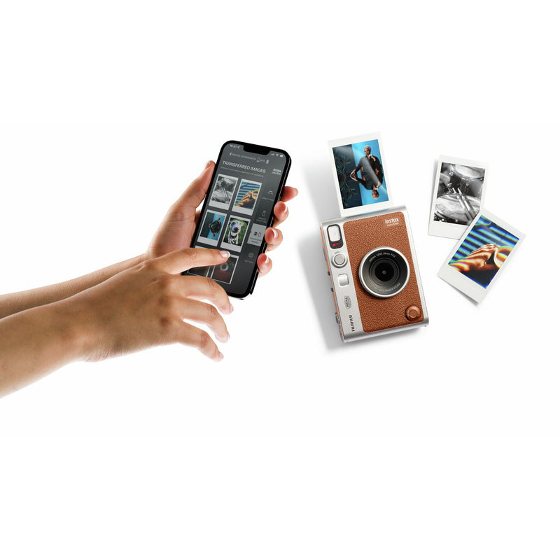 Instax hybrid instant camera Brown (British brand)
