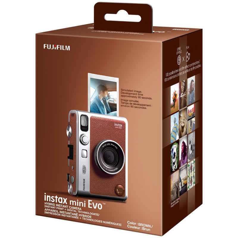 Instax hybrid instant camera Brown (British brand)