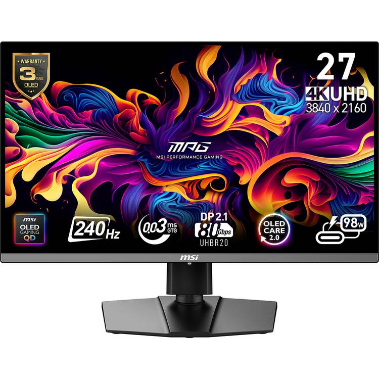 MSI MPG 272URX gaming monitor 27 inch - British product