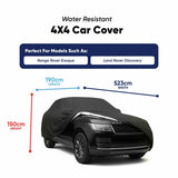Streetwize water-resistant SUV full car cover (British brand)