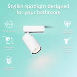 Philips Idris white metal spotlight (British brand)