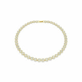 Swarovski gold tone plated crystal tennis necklace - British product