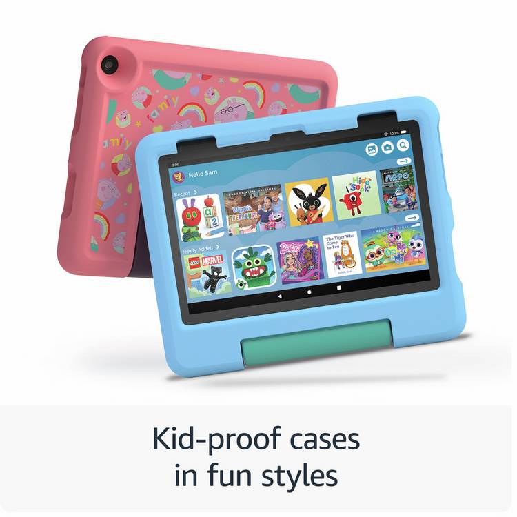 Amazon Fire HD 8 Kids Peppa Pig tablet 32GB Blue - British product
