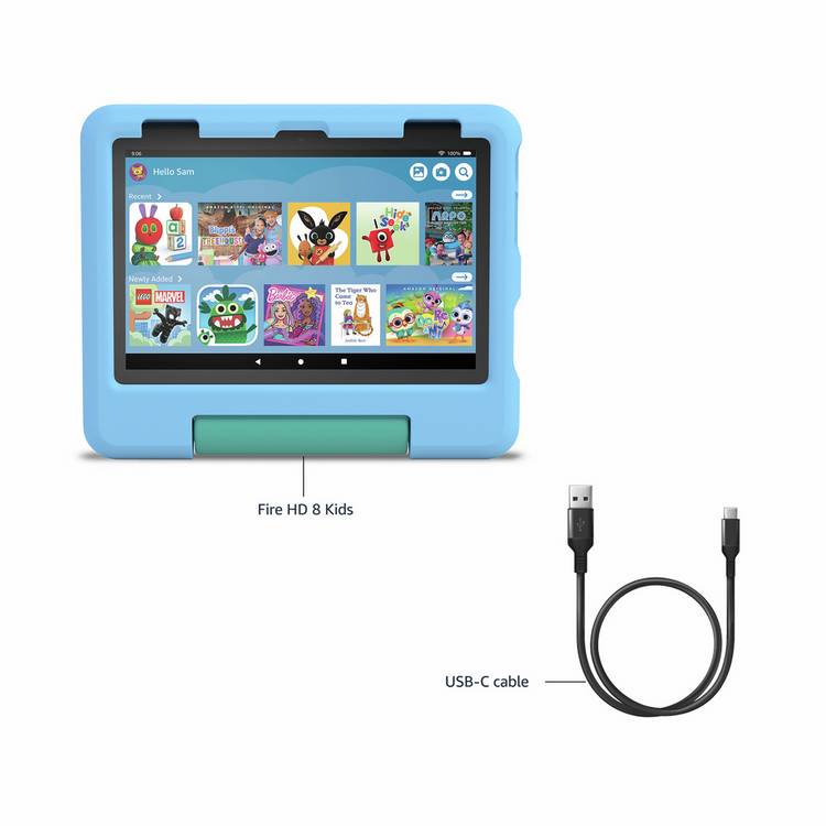 Amazon Fire HD 8 Kids Peppa Pig tablet 32GB Blue - British product