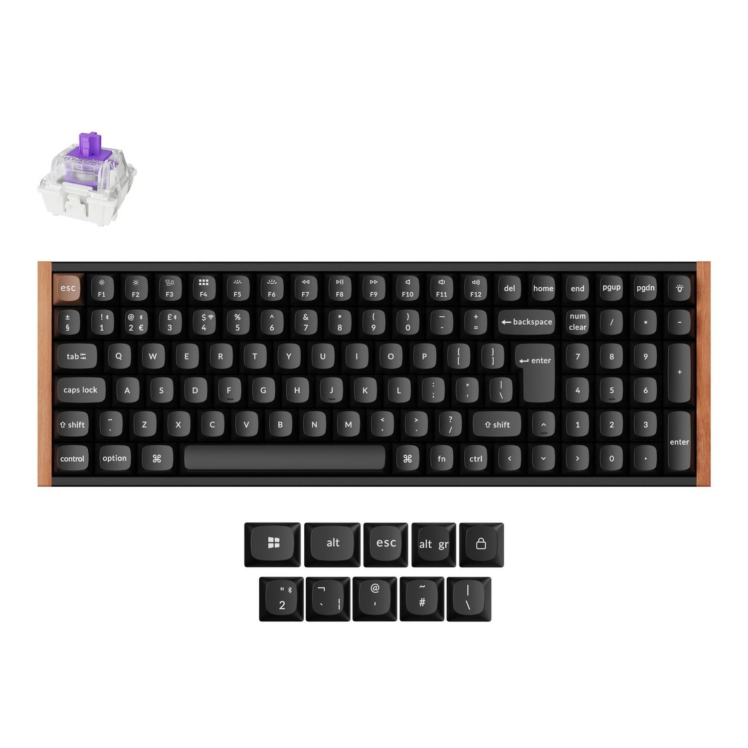 Keychron K4 Version 2 wireless mechanical keyboard, UK version