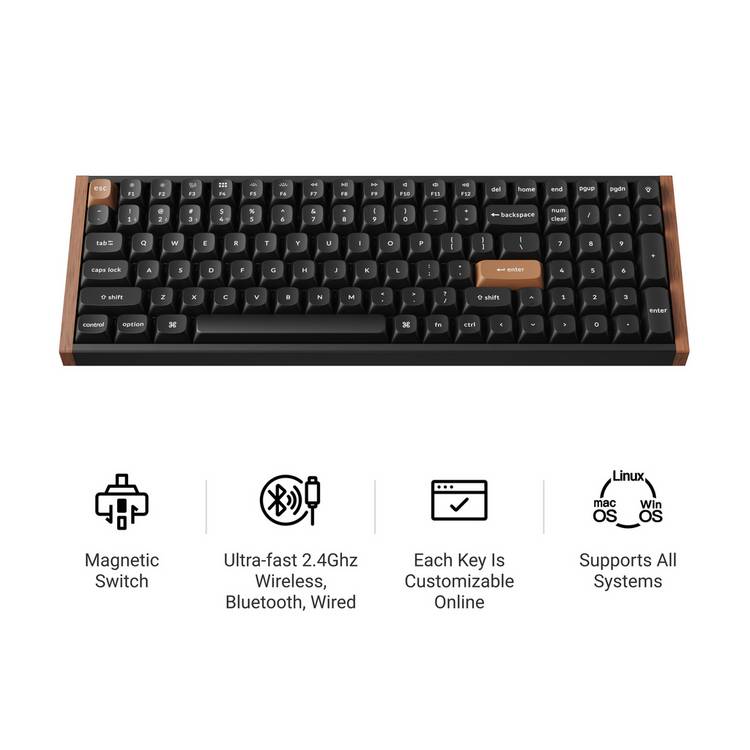 Keychron K4 Version 2 wireless mechanical keyboard, UK version