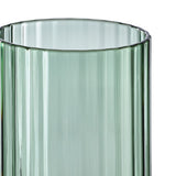 Habitat green ribbed wine glasses set of 4, imported from the UK