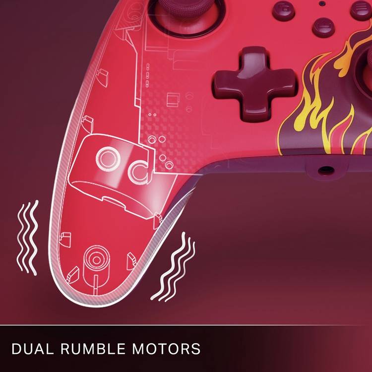 PowerA Fire Red Xbox Series X wired controller imported from the UK
