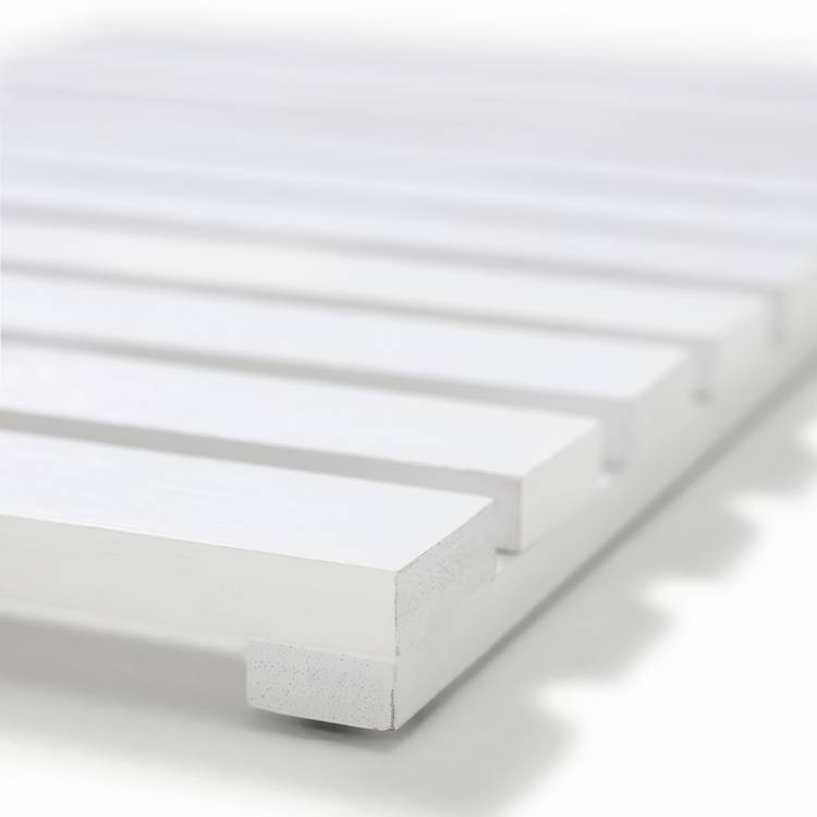 Habitat white bamboo duckboard (British brand)