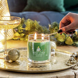 Yankee Candle medium jar candle Shimmering Christmas Tree - British product