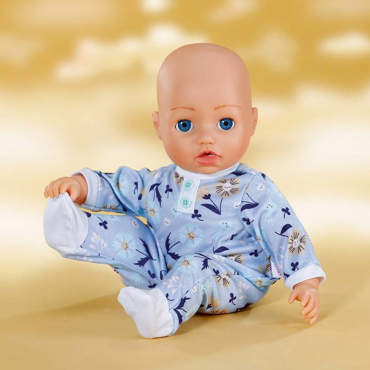 Baby Annabell doll romper blue floral 43cm - British product
